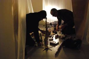Nil at Aural Detritus. Photo by Andrea Shamlou.
